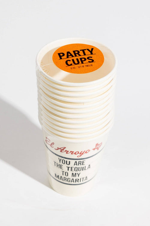 12 oz Party Cups (Pack of 12) - My Margarita