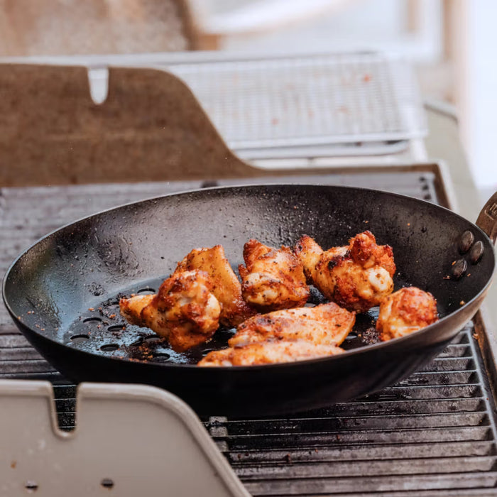 12" Seasoned Grill Frying Pan