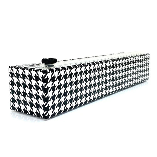 12" x 250' Houndstooth Plastic Wrap Dispenser