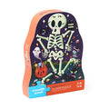 24pc Shape Box Puzzle Spooky Skeleton