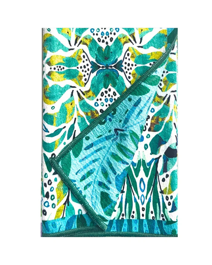 Amina Sea Glass Double Sided Tea Towel