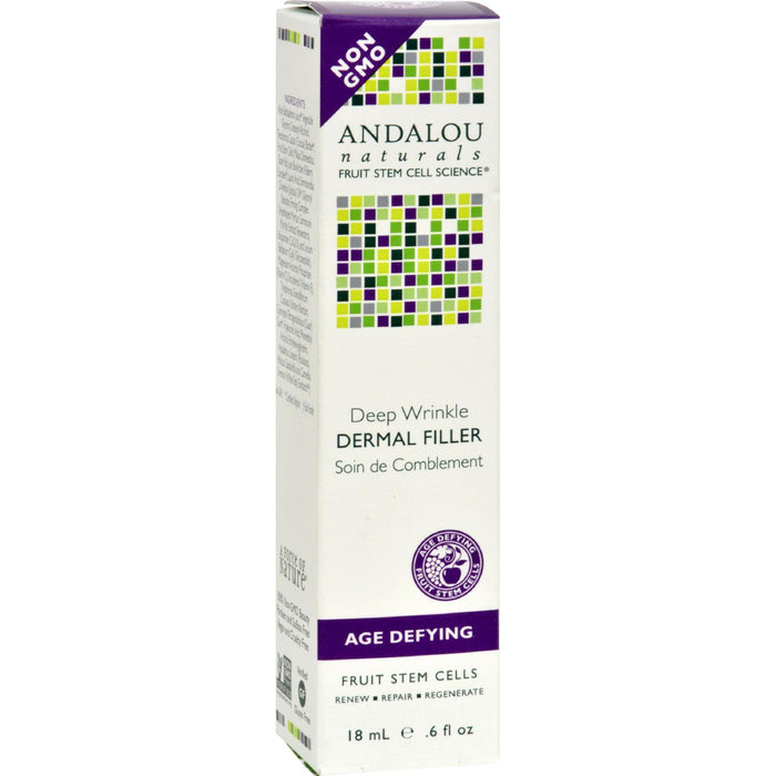 Andalou Naturals Age Defying Deep Wrinkle Dermal Filler - 0.6 Fl Oz - Vita-Shoppe.com