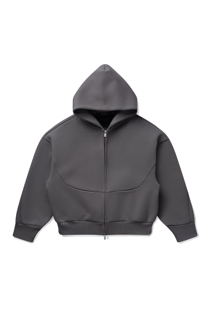 Arc 180 V2 Zip Hoodie in Charcoal