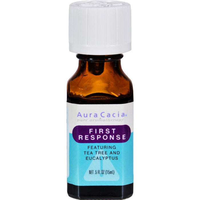 Aura Cacia Essential Solutions Oil First Response - 0.5 Fl Oz - Vita-Shoppe.com