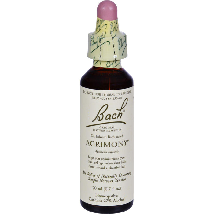 Bach Flower Remedies Essence Agrimony - 0.7 Fl Oz - Vita-Shoppe.com