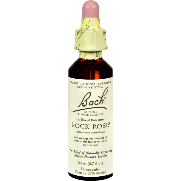 Bach Flower Remedies Essence Rock Rose - 0.7 Fl Oz - Vita-Shoppe.com