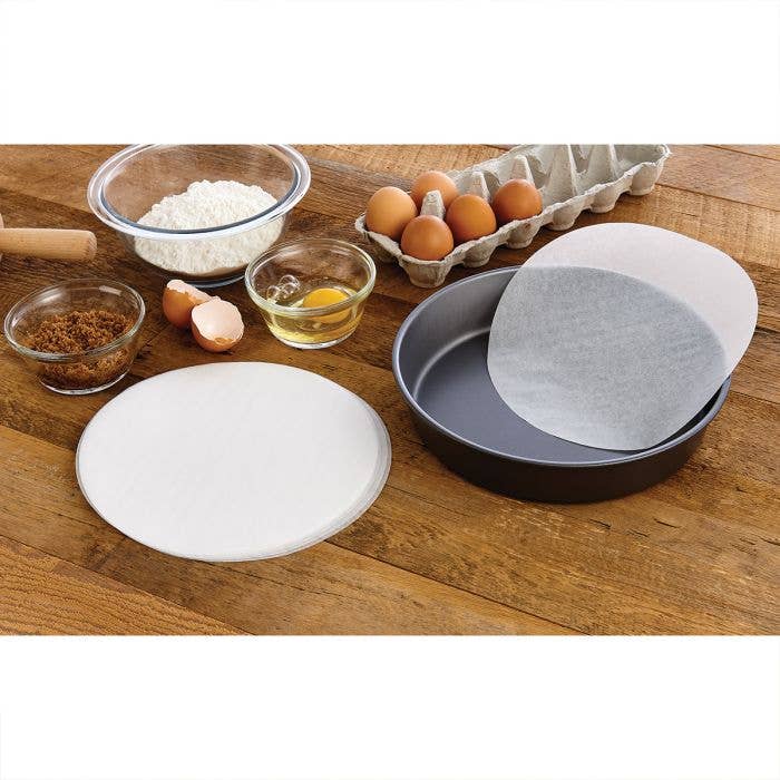 Baking Bleached Round Parchment Paper, 10in