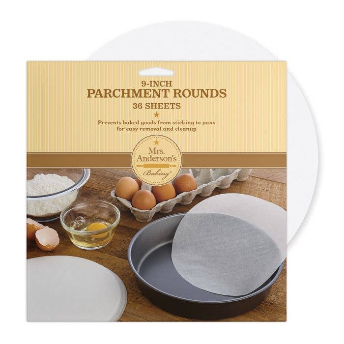 Baking Bleached Round Parchment Paper, 10in