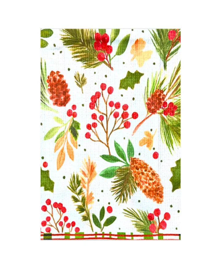 Berry Merry Double Sided Tea Towel
