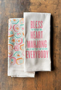 Bless Your Heart Mahjong Tea Towel