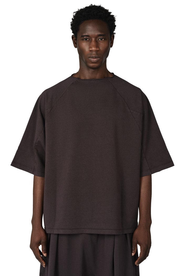 Box Cut Tee in Cave