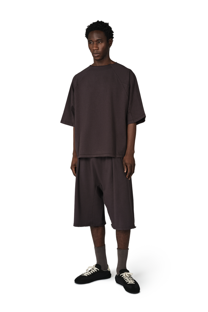 Box Cut Tee in Cave