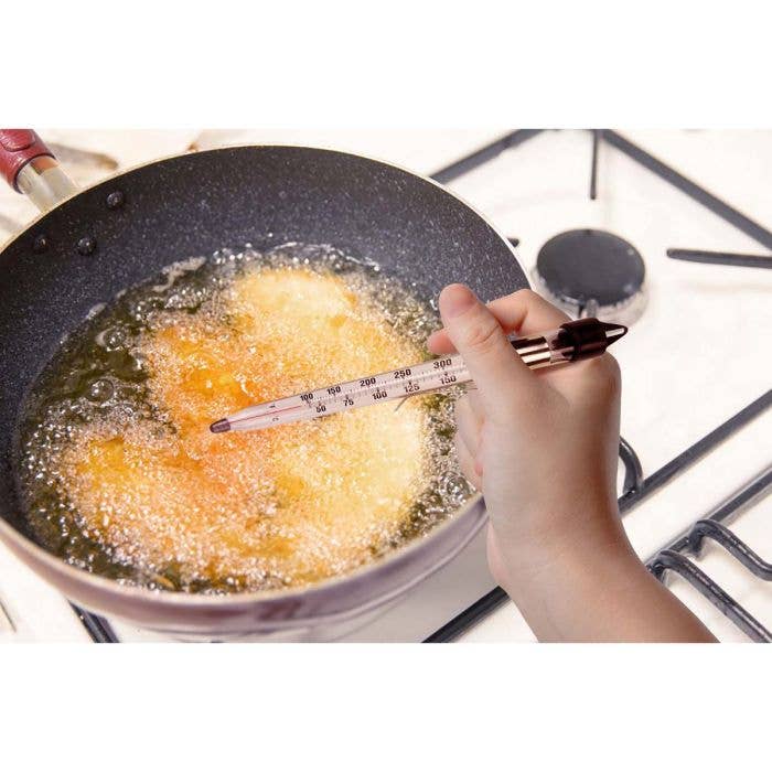 Candy & Deep Fry Thermometer – Easy-Read 100°–390°F