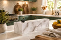 Carrara Marble Plastic Wrap