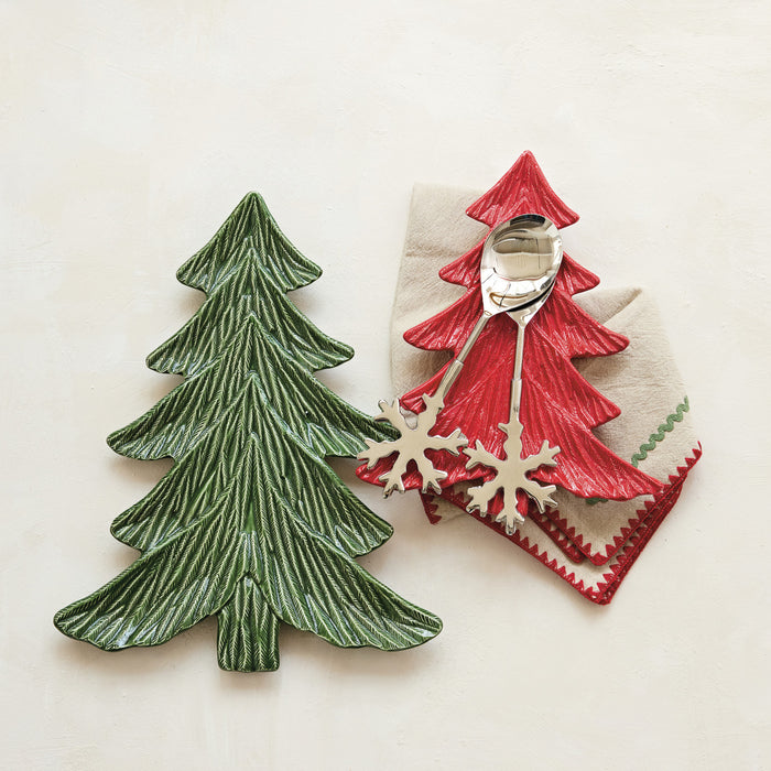 Ceramic Tree Shaped Platter