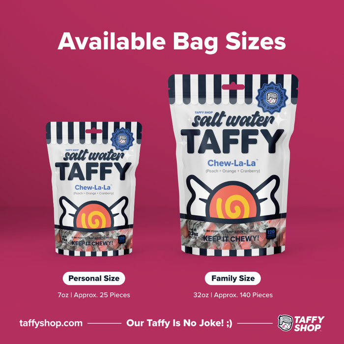 Chew-La-La™ Taffy (Peach+Orange+ Cranberry)