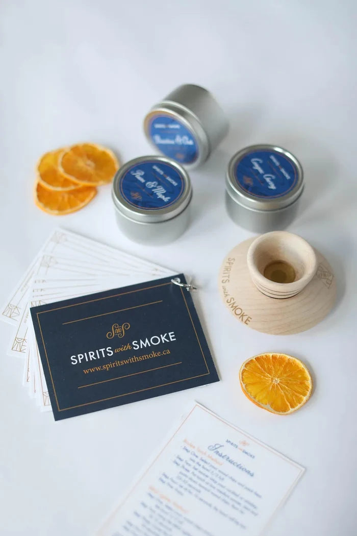 Cocktail Smoking Saucer Set