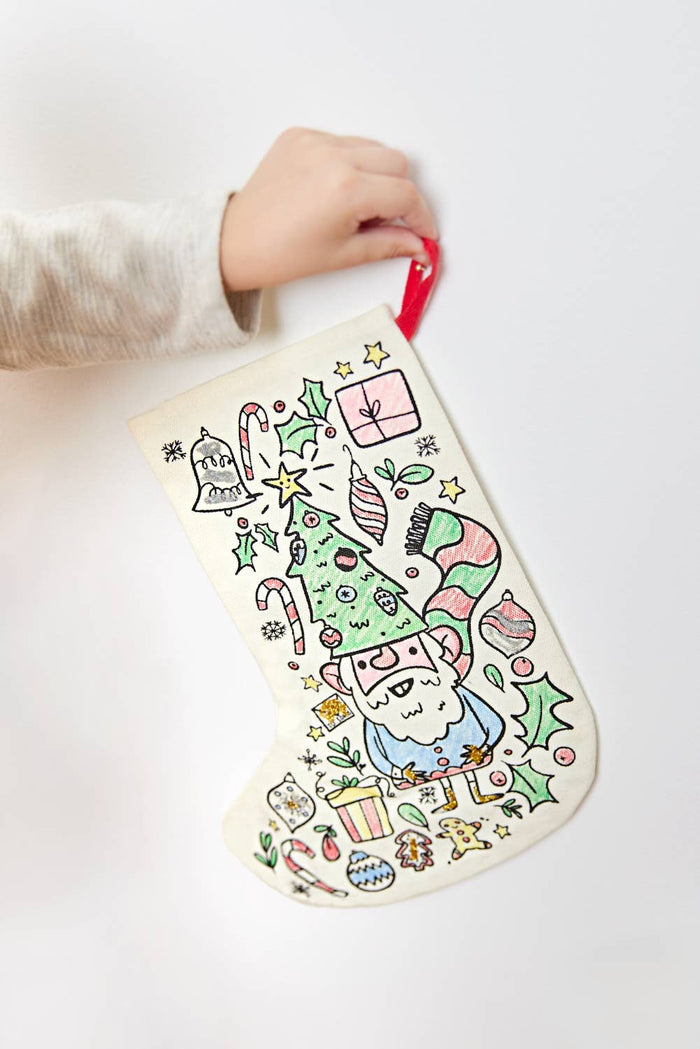 Color Your Own Holiday Stocking