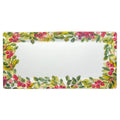 Cranberry Wreath Rectangle Platter