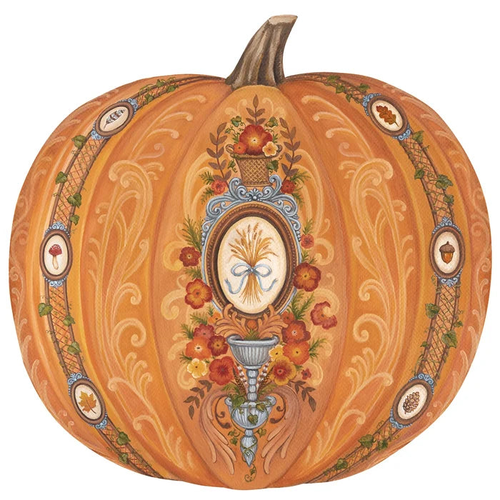 Die-cut Antique Pumpkin Placemats - 12 sheets