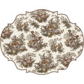 Die-Cut Harvest Toile Frame Placemat - 12 Sheets