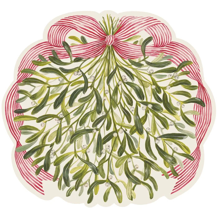 Die-Cute Mistletoe Placemat - 12 Sheets