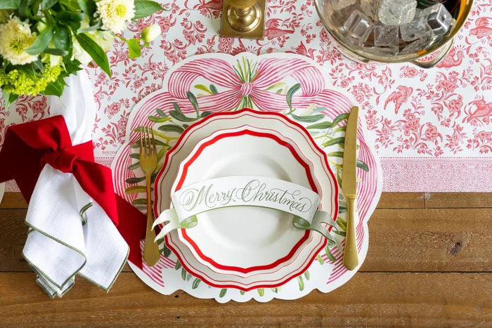 Die-Cute Mistletoe Placemat - 12 Sheets