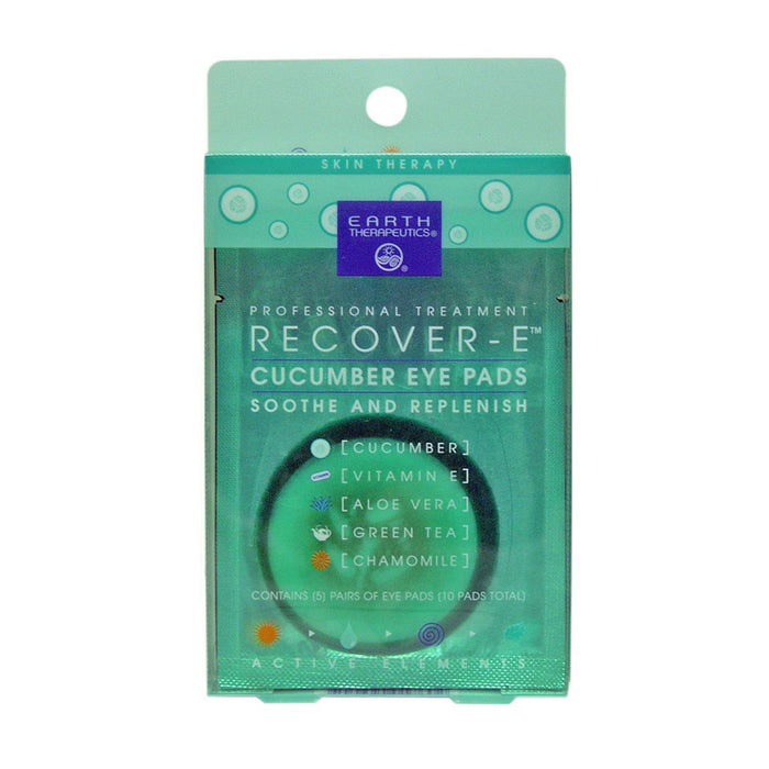 Earth Therapeutics Eye Pads - Cucumber - Recover E - Vita-Shoppe.com