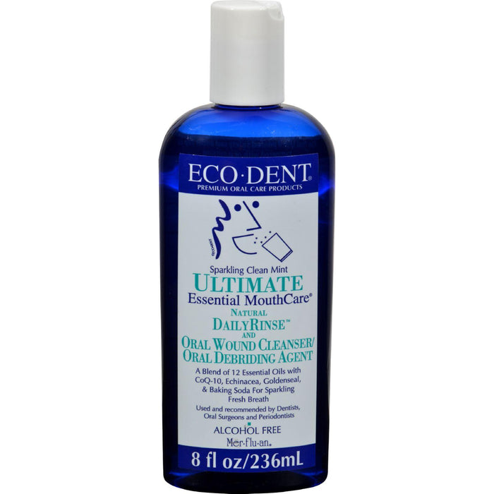 Eco-dent Dailyrinse Mouthrinse - Mint - 8 Oz - Vita-Shoppe.com