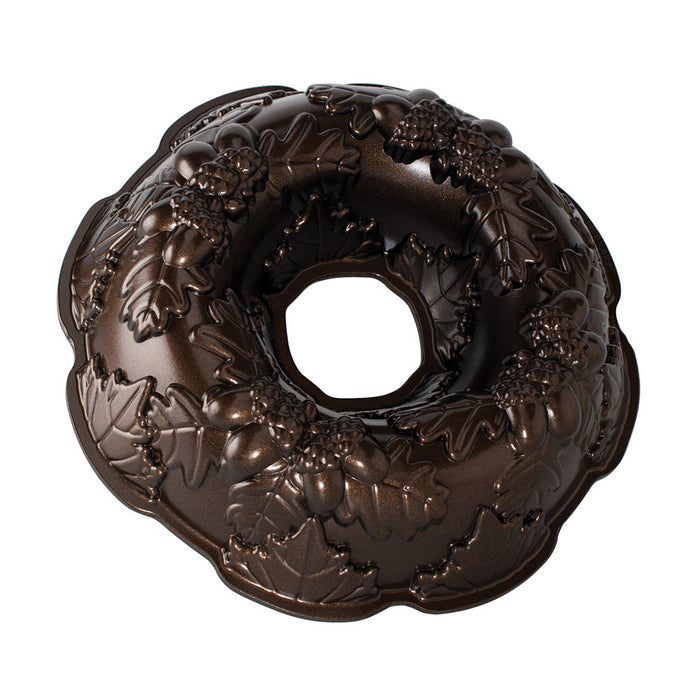 Fall Bronze Autumn Wreath Bundt Pan