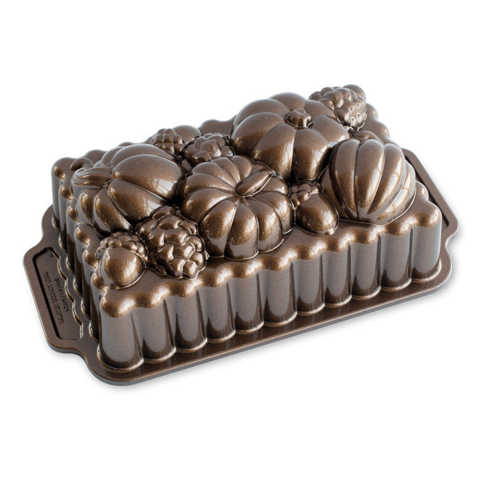 Fall Bronze Harvest Bounty Loaf Pan