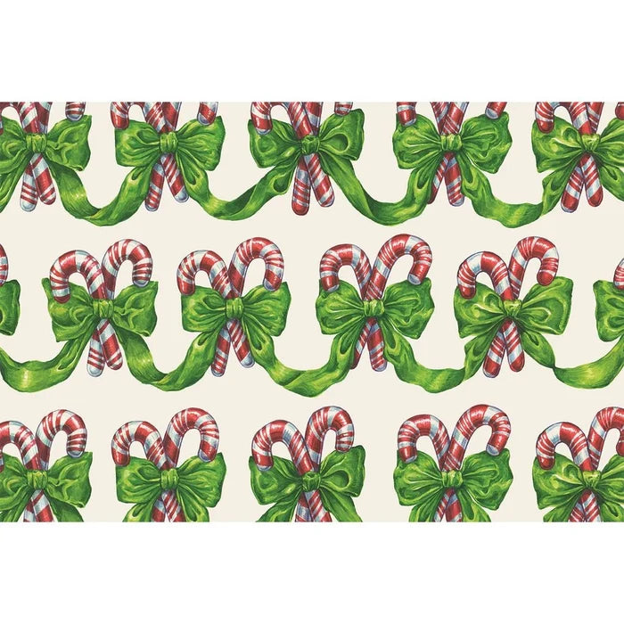 Festive Candy Canes Placemat