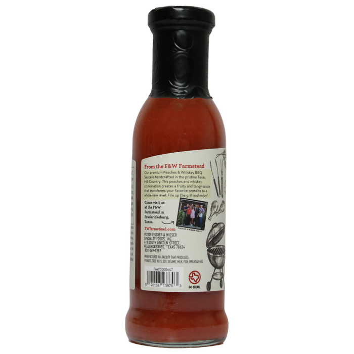 Fischer & Wieser - Peaches & Whiskey BBQ Sauce - NEW LABEL