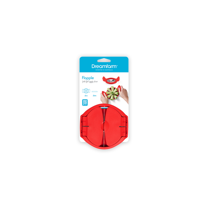 Flapple®  - Fold Flat Apple Slicer & Corer