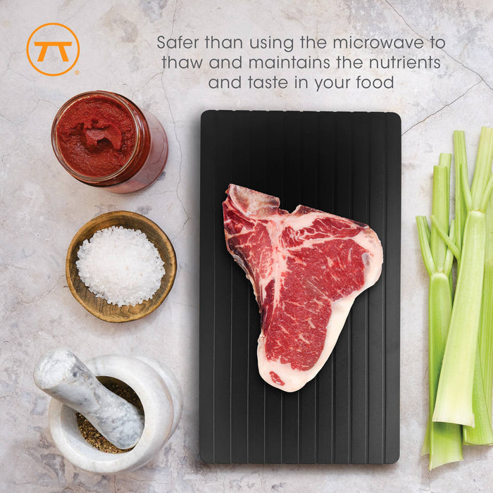 Fox Run Brands - Outset Meat Defrosting Tray, Aluminum Rapid Thawing Tray