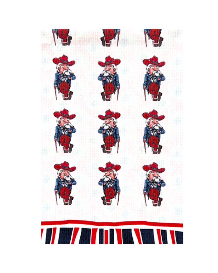 Game Day Sooner Tea Towel