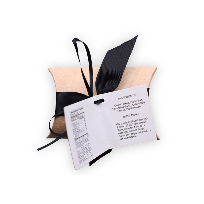 Garlic & Green Onion - .65 oz Kraft Pillow Box