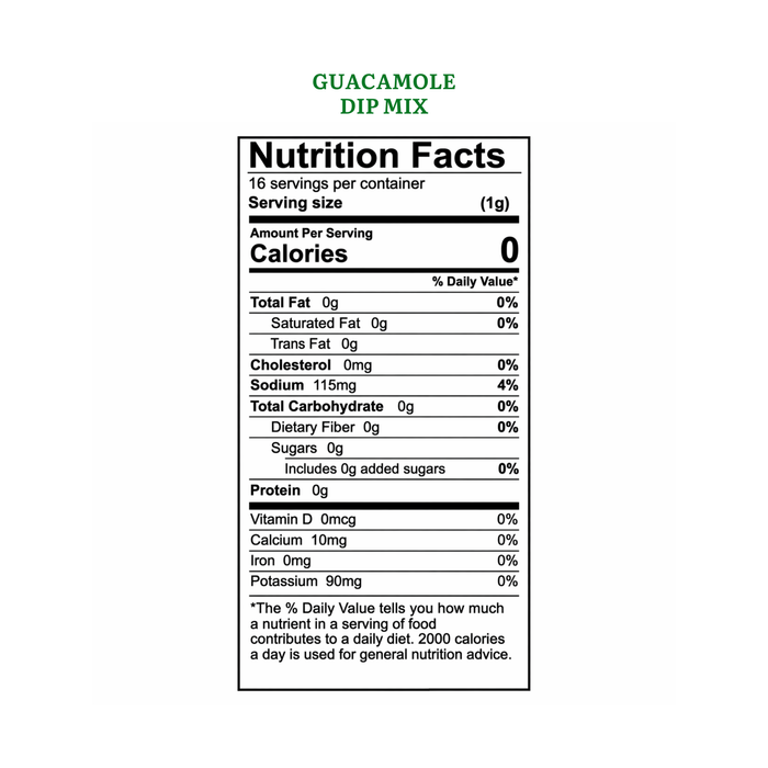 Guacamole - .42 oz Kraft Pillow Box