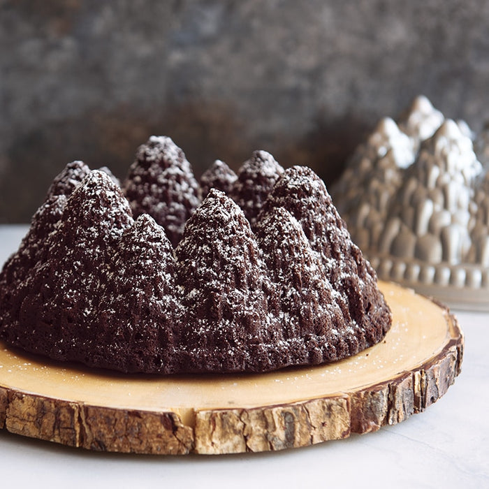Holiday Silver Pine Forest Bundt Pan