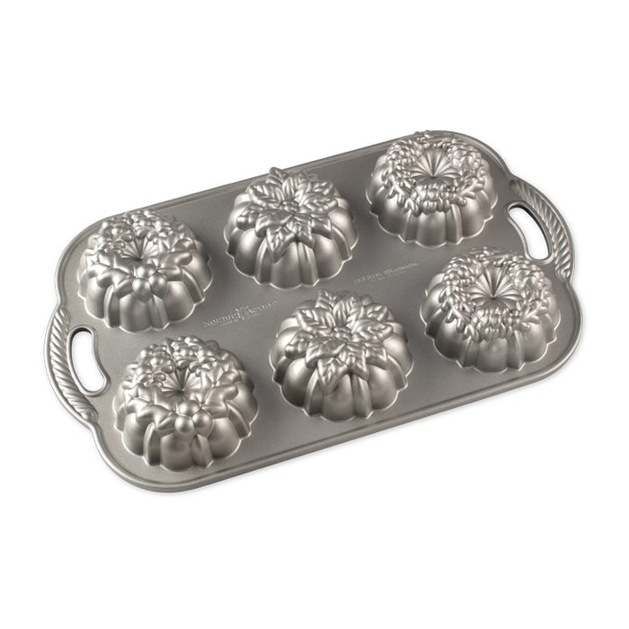 Holiday Silver Wreathlettes Pan