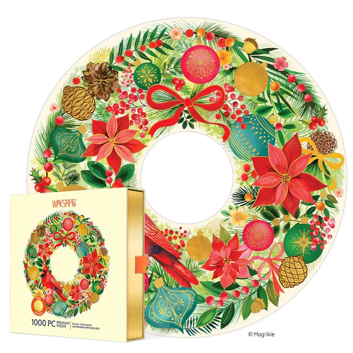 Holiday Wreath 1000 Pc Puzzle
