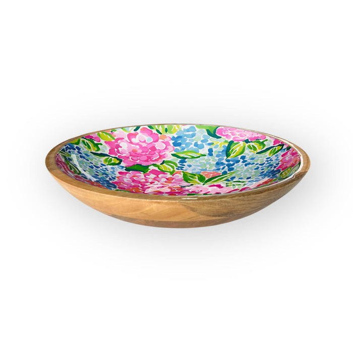 Hydrangeas Shallow Bowl 14"