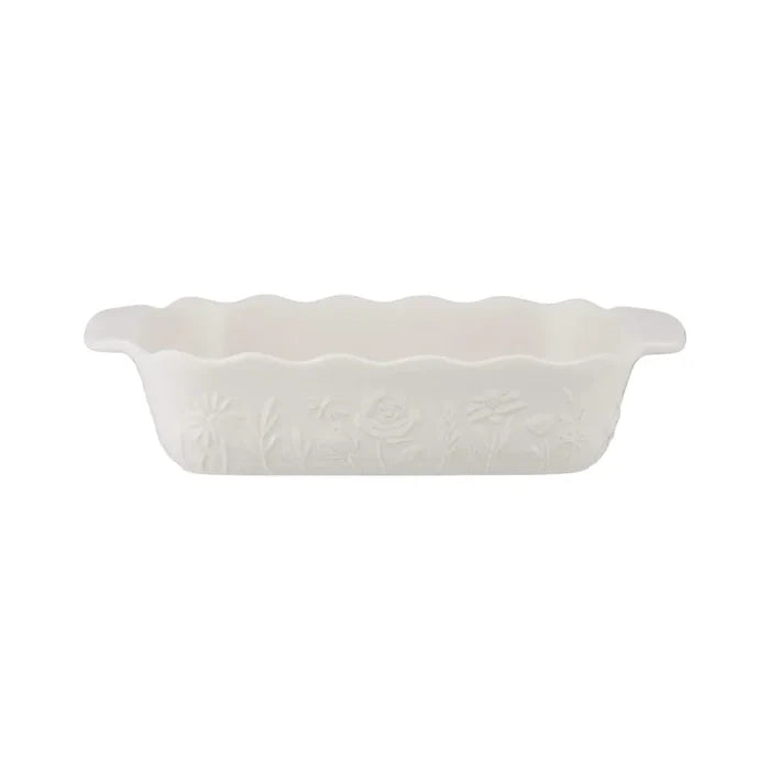 In the Meadow Cream Medium Rectangle Dish