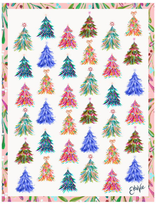 KEVA - Spruce & Berries Double Sided Tea Towel