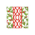 Knots and Greenery White Napkins