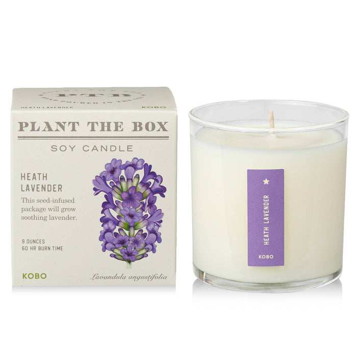 KOBO - Heath Lavender - Plant the Box Candle - 9oz.