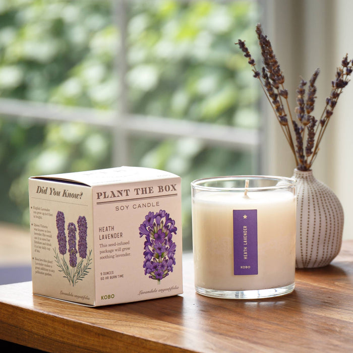 KOBO - Heath Lavender - Plant the Box Candle - 9oz.