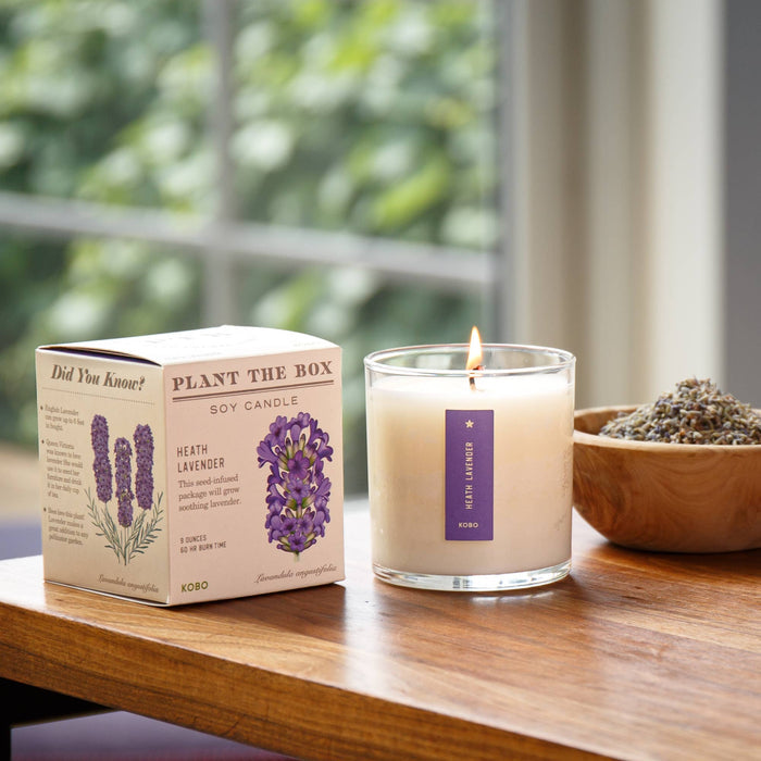KOBO - Heath Lavender - Plant the Box Candle - 9oz.