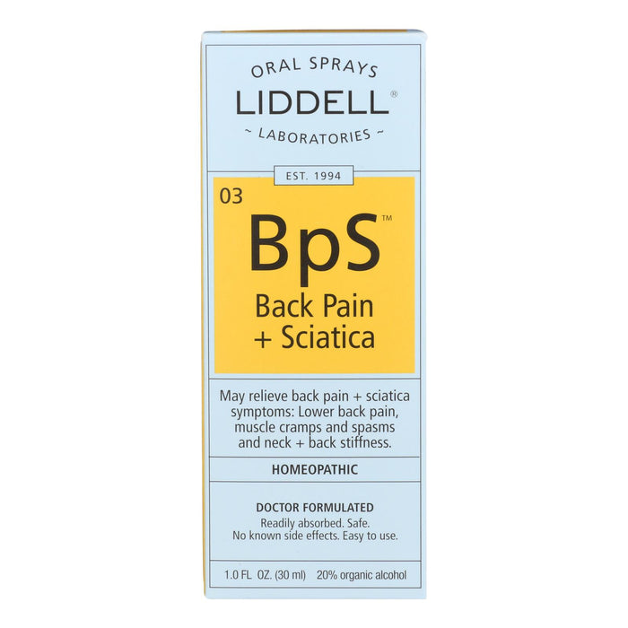 Liddell Homeopathic Back Pain Sciatica - 1 Fl Oz - Vita-Shoppe.com