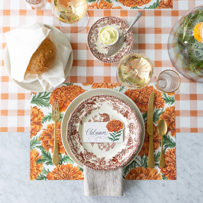 Marigold Harvest placemats